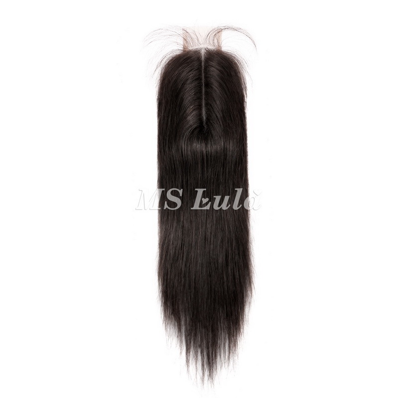 2x6 Virgin Hair Straight HD/Transparent Lace Closure - 图片 5